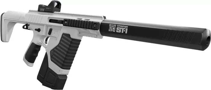 Crosman St1 W/red Dot Sight – Co2 Air Rifle 480fps Blk/wht