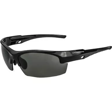 Crossfire XFFS-1020C Fire Streak Premium Shooting Glasses, Black/Smoke, 1 Pack