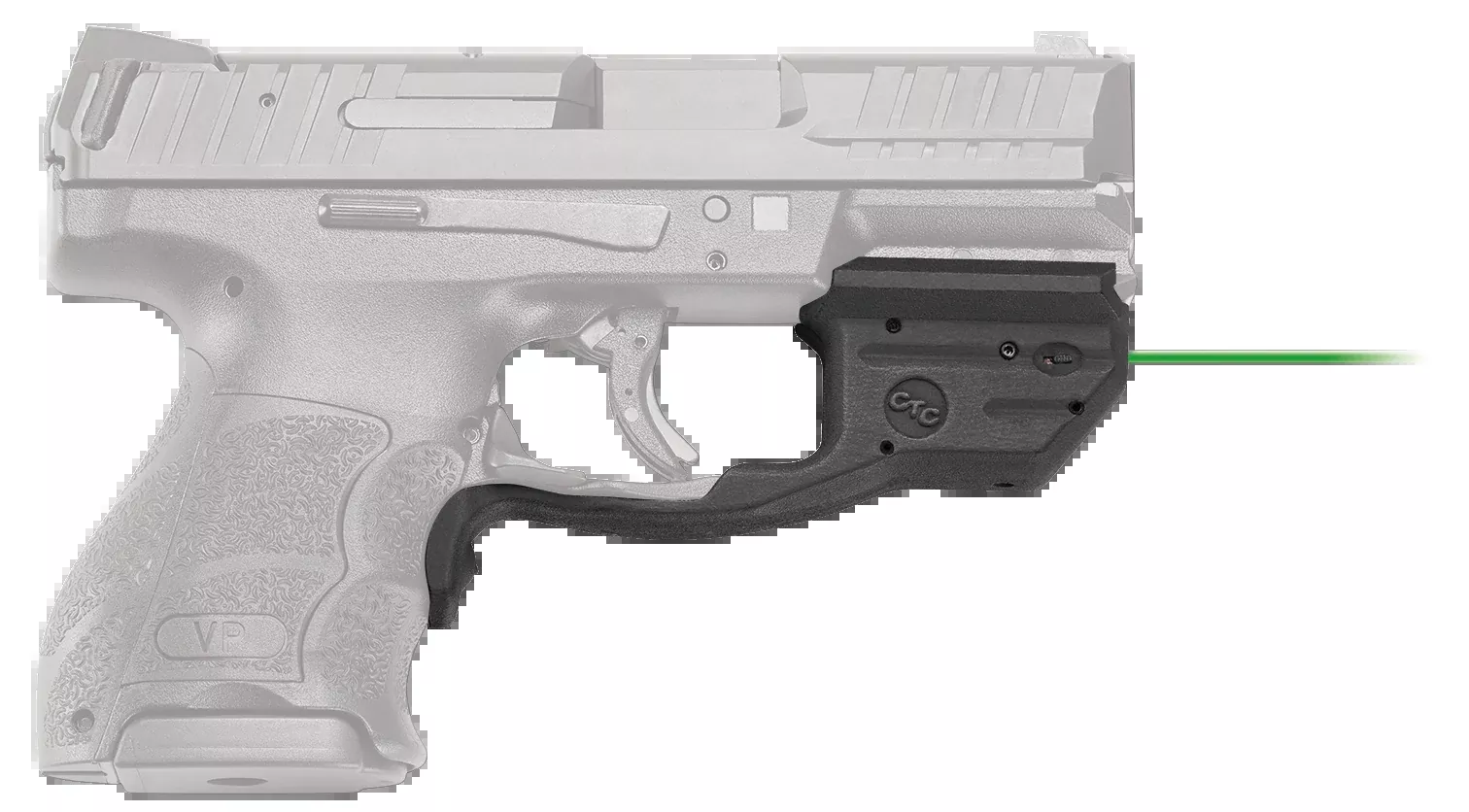 Ctc Laser Laserguard Green - H&k Vp9/vp40 Full/compact