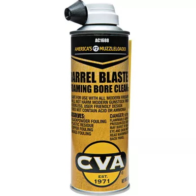 CVA AC1688 Barrel Blaster Foaming Bore Cleaner, 7 Ounce, Yellow