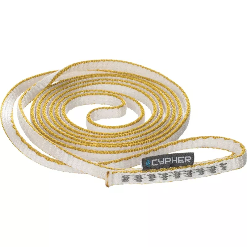 CYPHER 8 mm Dyneema Rope, 120 cm (48 inches), Yellow