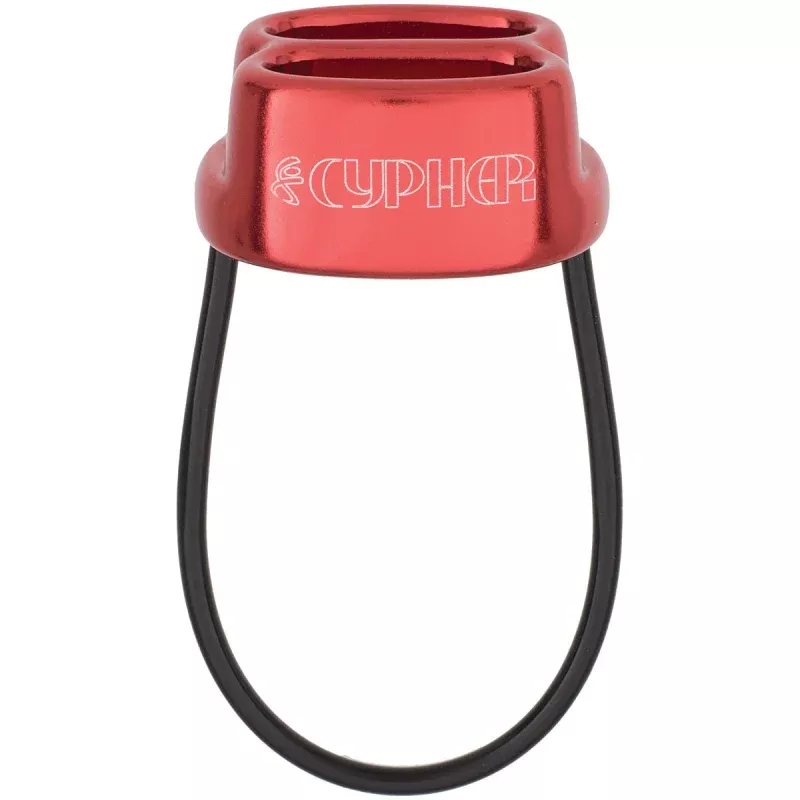 CYPHER Arc Belay Device in Red – Lightweight and Reliable Climbing Gear