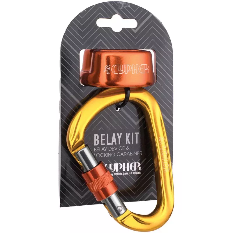 CYPHER Arc Belay Device Kit for Climbing and Rappelling