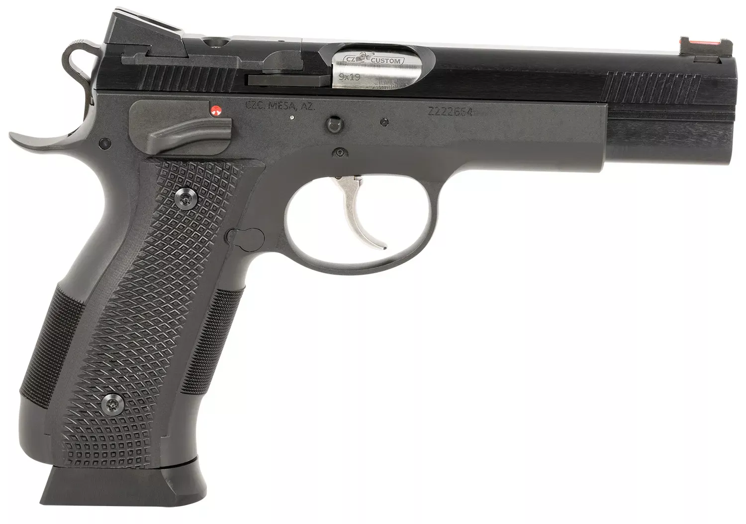 CZ A01-SD Custom 9mm Luger Pistol 4.93″ Blued 91732