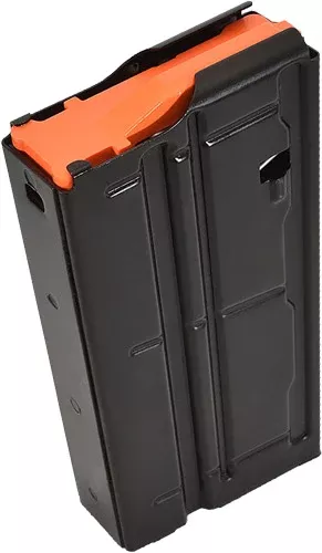 D&h Tactical Magazine 6.5cm – 20rd Steel Black Sr25/ar10