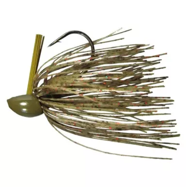 D&L Tackle Advantage Jig 3/8oz Green Pumpkin Red