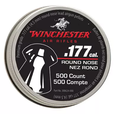 Daisy 987419-406 Premium Winchester Round Nose .177 Caliber Pellets 500 Count