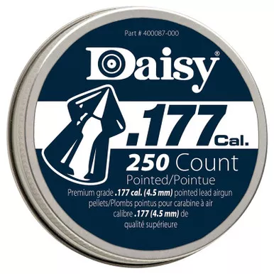 Daisy 987777-406 Pointed Precision Max .177 Caliber (4.5mm) Pellets 250 Count