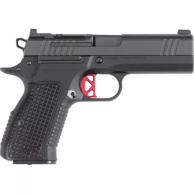 Dan Wesson 92114 DWX Compact Frame 9mm Luger 10+1 4" Black Match Grade Barrel Black DLC Serrated Slide Black Aluminum Frame w/Beavertail Black Aluminum Grip