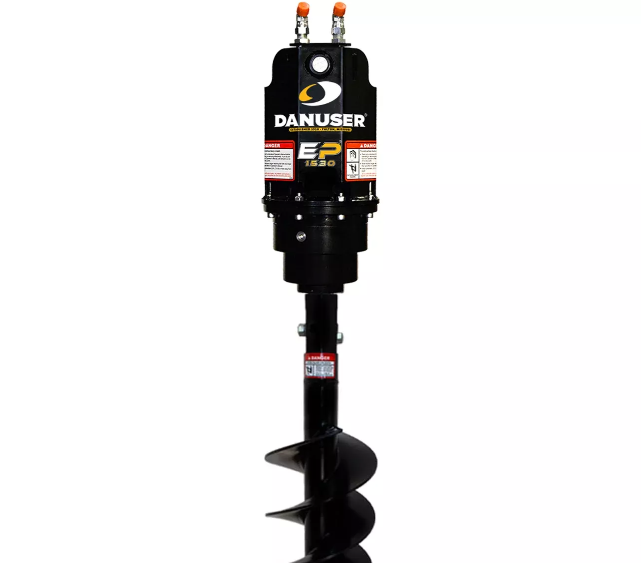 Danuser Auger Drive | 2″ Hex | 30″ Max Diameter | Machine Size 2–9 Tons | For Excavators
