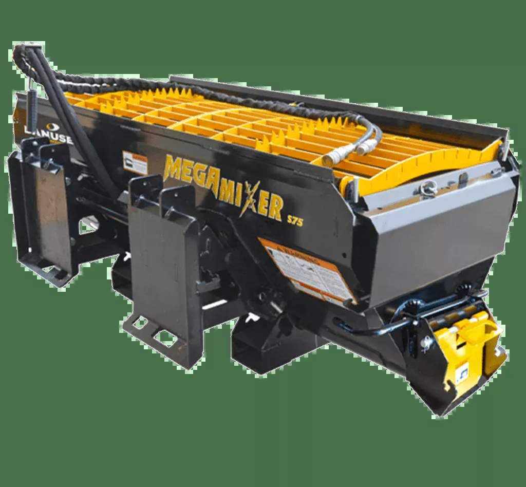 Danuser Mega Mixer | Model 170001 | 31″ Width | 3/4 Yard | 25 GPM | For Tractors