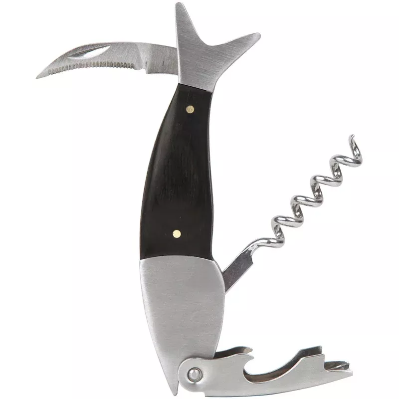 Dark Wood Fish Corkscrew