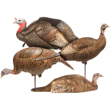 Dave Smith Decoys TUF Turkey Flock Decoy, Black