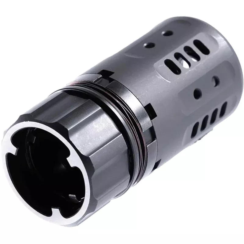 Dead Air Pyro 2.0 Muzzle Brake Kit 45 Cal. w/ DA457 Xeno ADPT & 45 Cal Front Cap