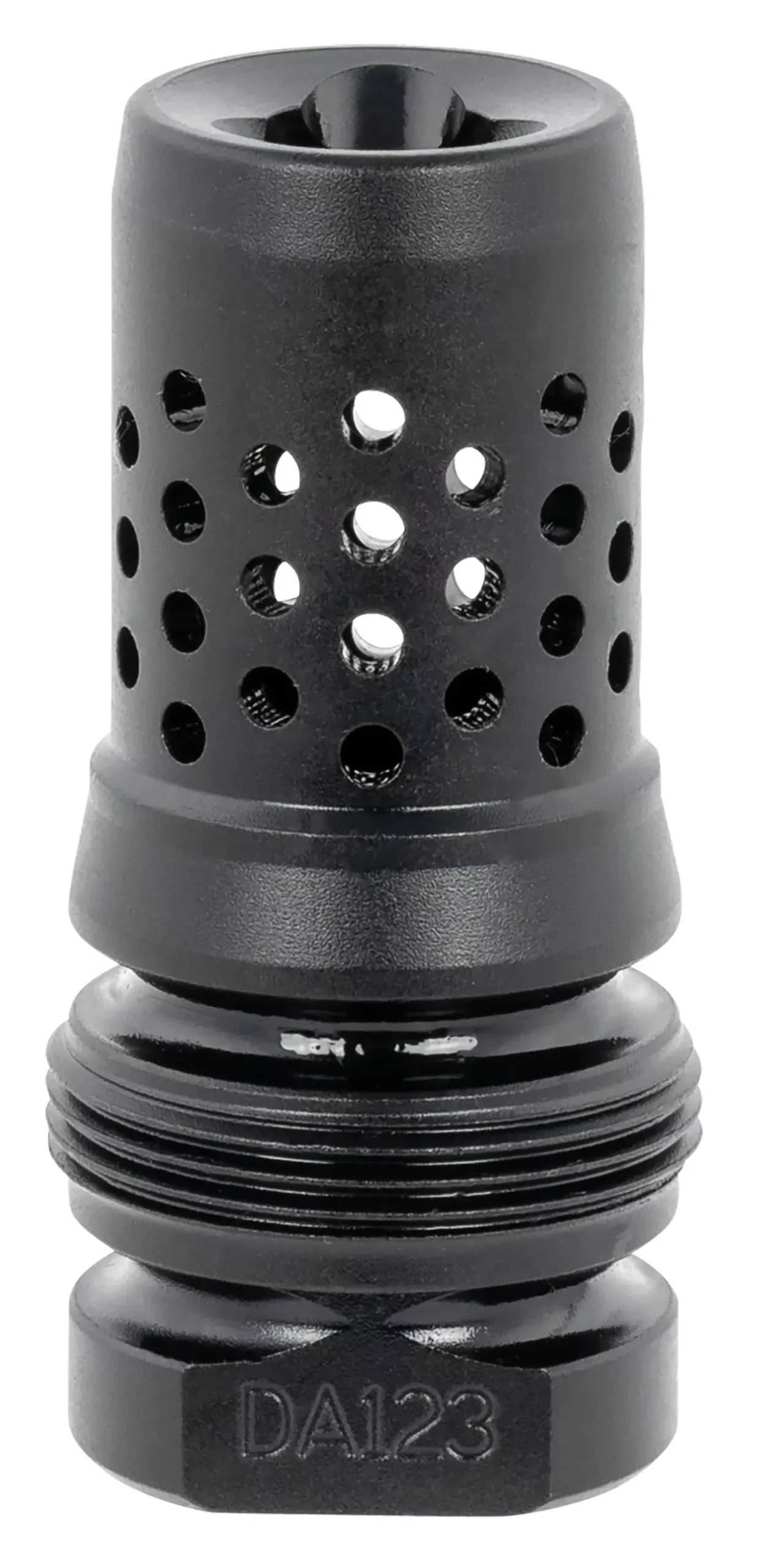 Dead Air Xeno Muzzle Brake Black Nitride 4140 Steel with 1/2″-28 tpi Threads