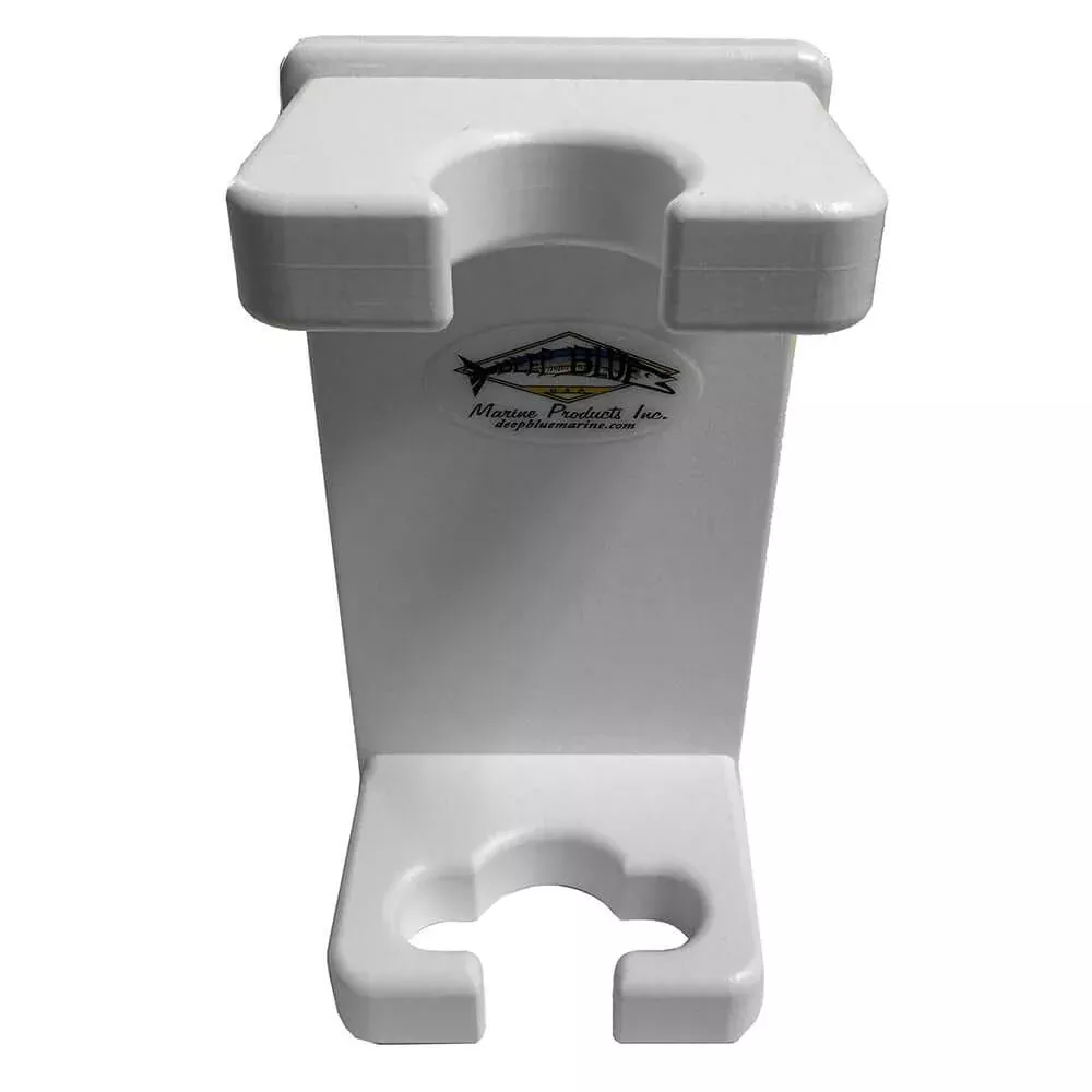 Deep Blue Marine Boga Grip Holder - Suction Mount or Screw Mount - White - BB-1