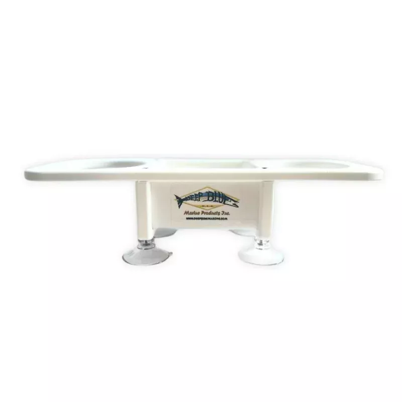 Deep Blue Marine Double Drink Holder w/Center Storage