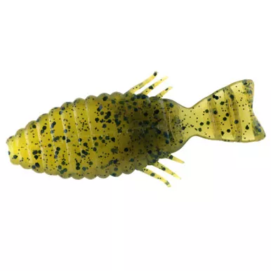 Deps Bullflat 3.8" 6 Pack Green Pumpkin Chartreuse
