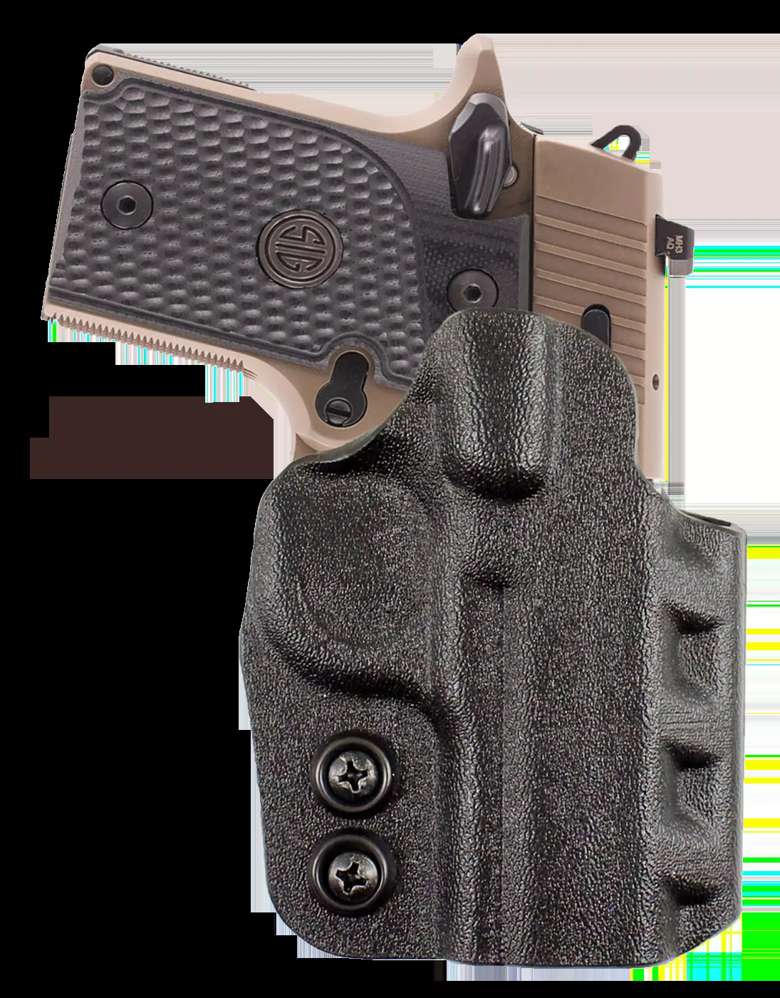 DeSantis Gunhide Cazzuto OWB Black Kydex Paddle Fits Springfield Prodigy w/wo Red Dot Fits 4.25-5" Barrel LH