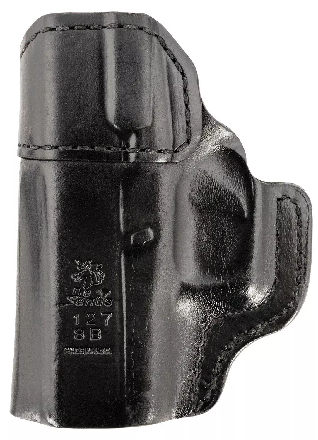 DeSantis Gunhide Inside Heat IWB Black Leather Belt Clip Fits Glock 43/43x RH