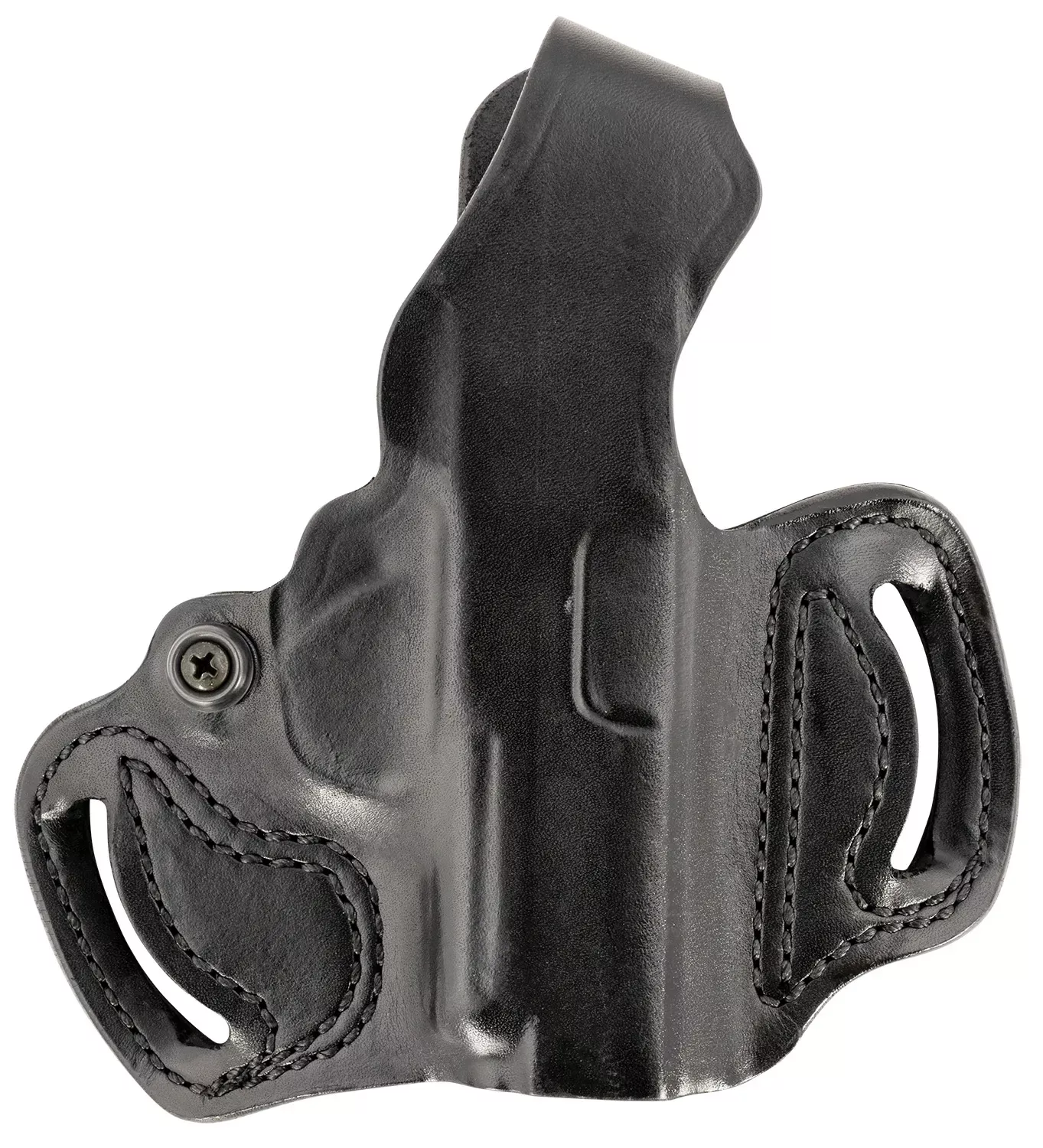 DeSantis Gunhide Thumb Break Mini Slide OWB Black Leather Belt Slide Fits Sig P365 Belt 1.75″ Wide RH