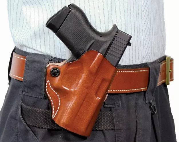 Desantis Mini Scabbard Holster – Rh Owb Leather Fn 503 Tan!