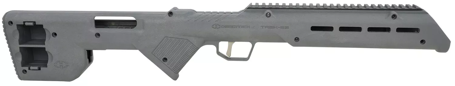Desert Tech TREK-22 Rifle Chassis Stock Black Synthetic Fixed Bullpup for Ruger 10/22