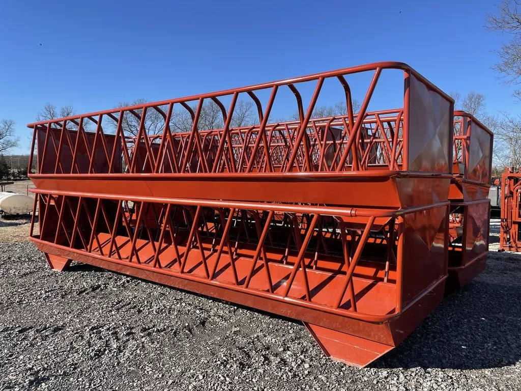 DH Farm Bale Feeder on Skids | Length 20′ | 40–60 HP | For Tractors