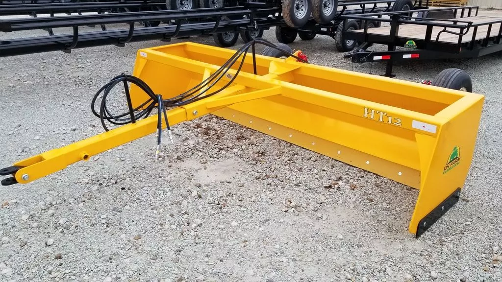 DH Farm Drag Scraper w/ Tilt | Model HT12 | Width 12' | 100–160 HP | Pull Type | For Tractors