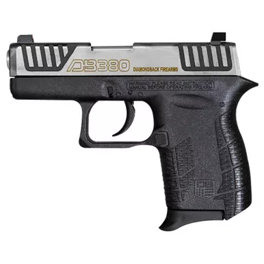 Diamondback DB0100E032 DB380 Gen4 Micro-Compact Frame 380 ACP 6+1, 2.80" Stainless Steel Barrel, Serrated Stainless Steel Slide, Mint Polymer Frame w/Beavertail & Grip