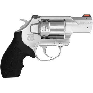 Diamondback DB0700S701 SDR 357 Mag 6rd 2" Polished Stainless Steel Target Crown Barrel, Polished Stainless Steel Cylinder, Stainless Steel Frame, Black Rubber Grip