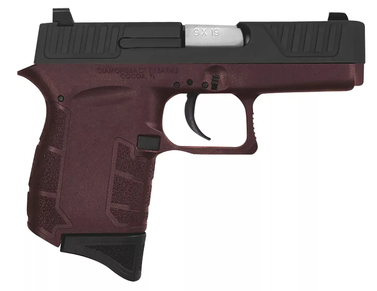 Diamondback DB9 G4 9mm Semi-auto 3.10″ 6+1 Midnight Bronze Frame Black SS Slide DB0200P071