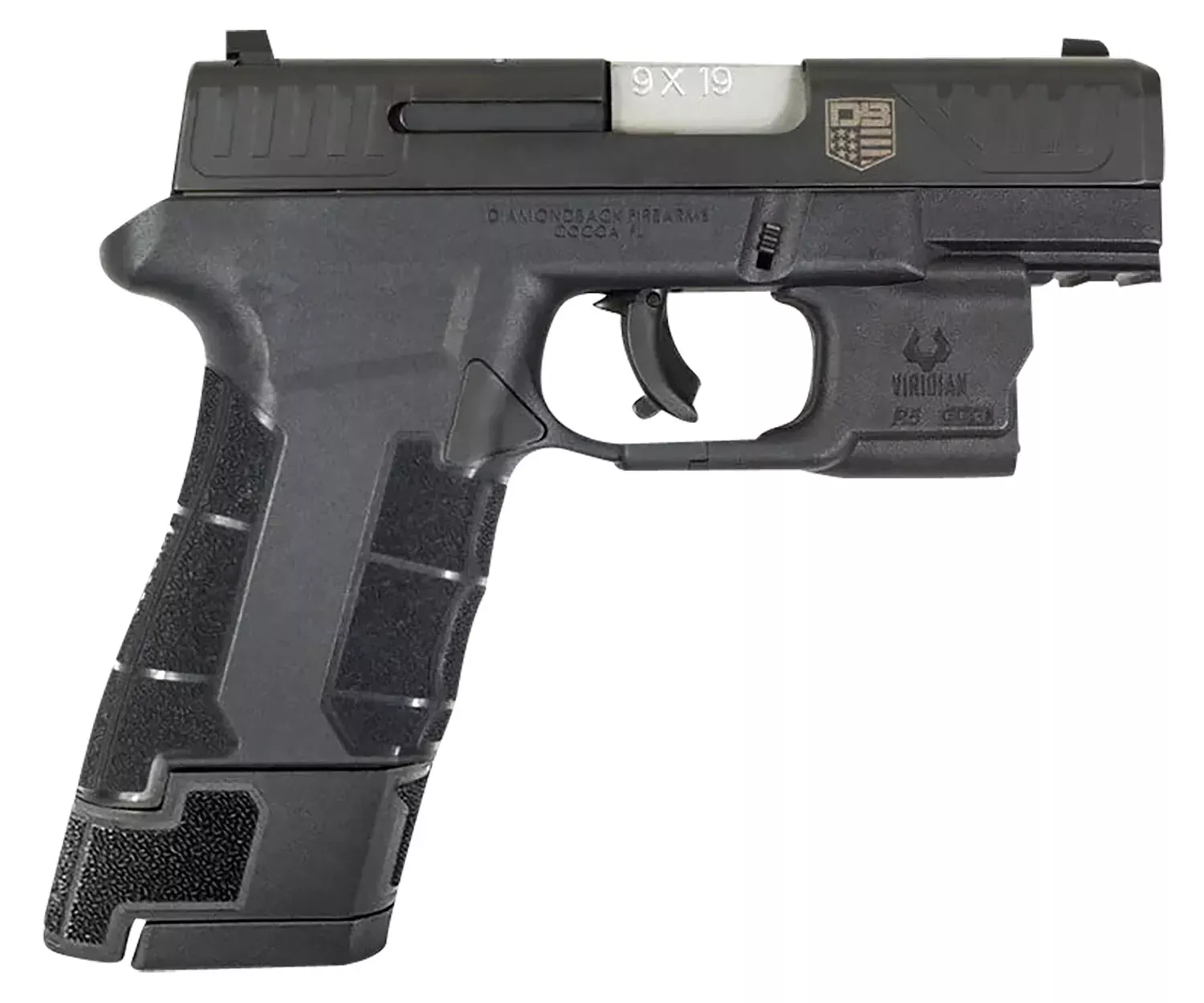 Diamondback DBAM29 Sub-Compact 9mm Luger Pistol 3.50" Black DB0301P001