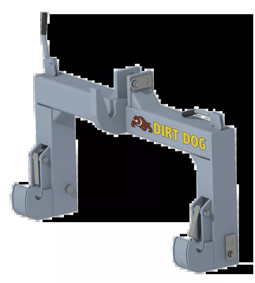 Dirt Dog 3 Point Quick Hitch | Model QA1 & QA2 | Width 26" & 32" | 35–75 HP | For Tractor