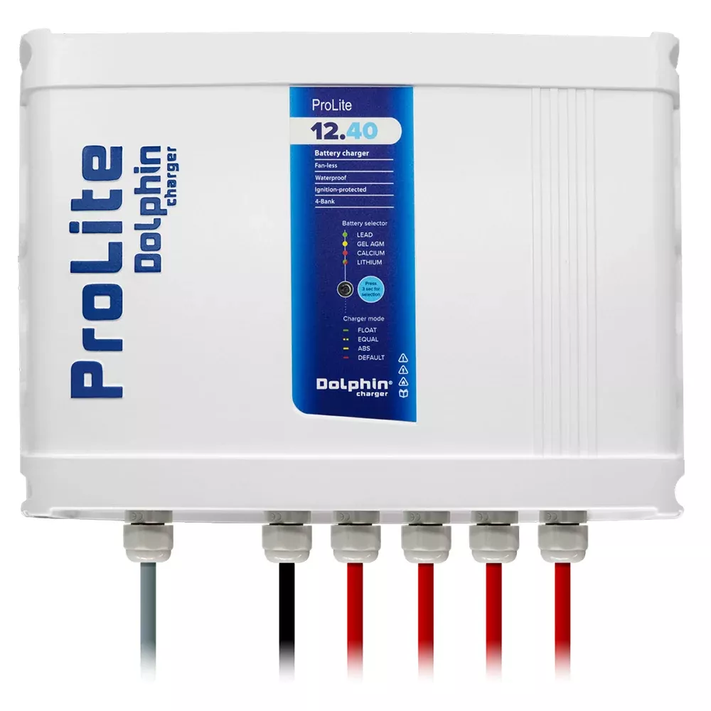 Dolphin Charger ProLite Charger 4 Bank – 12V – 40A [99240]