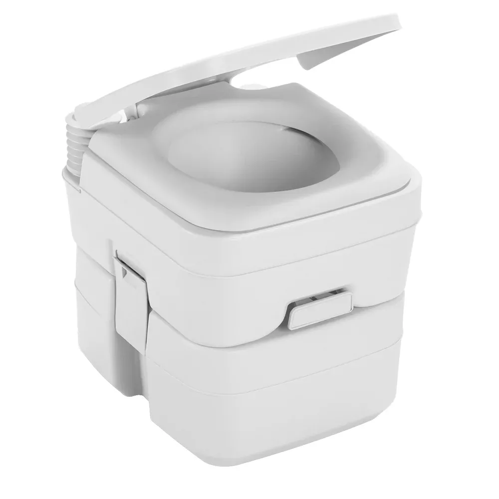 Dometic 966 Portable Toilet – 5 Gallon – Platinum [301096606]