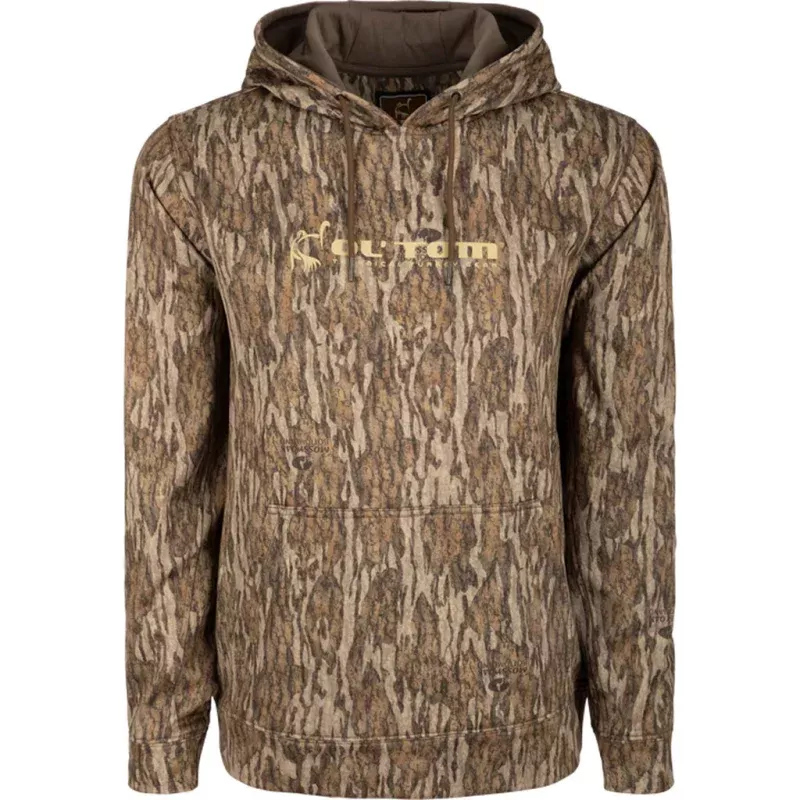 Drake Ol’ Tom Mens Performance Hoodie MO Bottomland Large