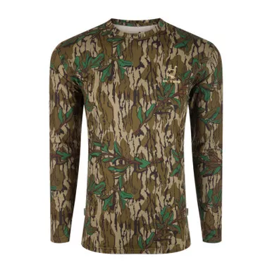 DRAKE Youth Performance Crew Camo Print Active Long Sleeve Top (OT1505-YTH)