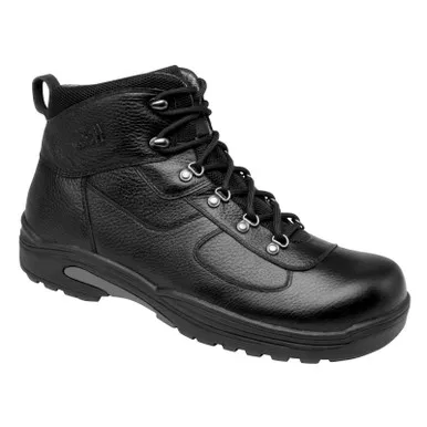 DREW Men's Rockford Black Tumbled Leather Boots (40808-18)