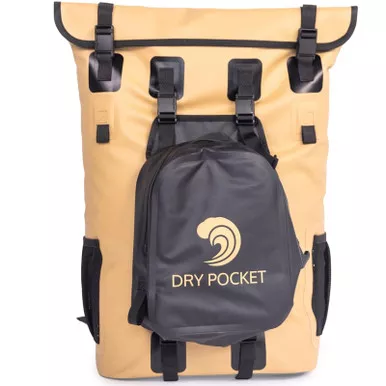 DRY POCKET Bellavia Waterproof Desert Storm Floating Backpack Cooler With Dry Bag (1174)