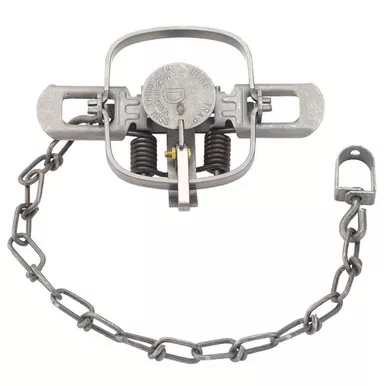Duke 469 Coil Spring Trap No. 1, Silver