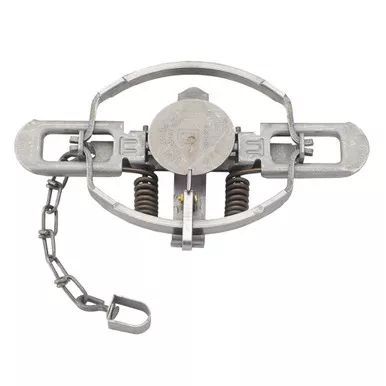 Duke 501 Coil Spring Trap Offset Jaw No. 3, Silver