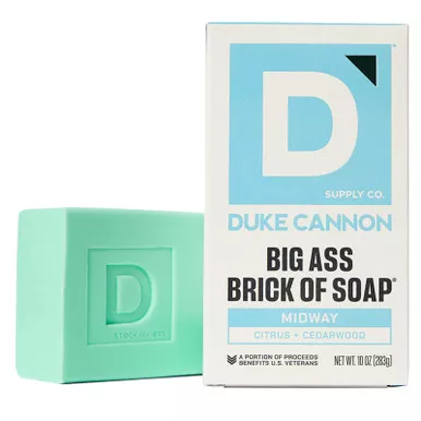 Duke Cannon Big Ass Brick of Soap Midway Citrus+Cedarwook