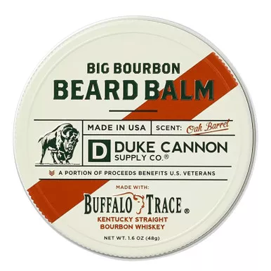 Duke Cannon Supply Co. Big Bourbon Beard Balm, 1.6oz - Oak Barrel Scent