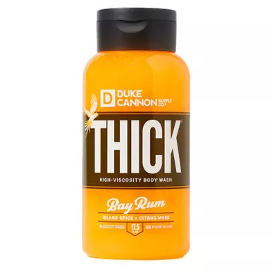 DUKE CANNON THICK HIGH-VISCOSITY BODY WASH - BAY RUM