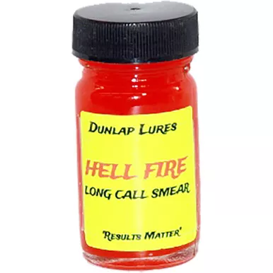 Dunlaps DL-HELLFIR Hellfire Predator Lure with Skunk Essence, 1 Ounce, Orange