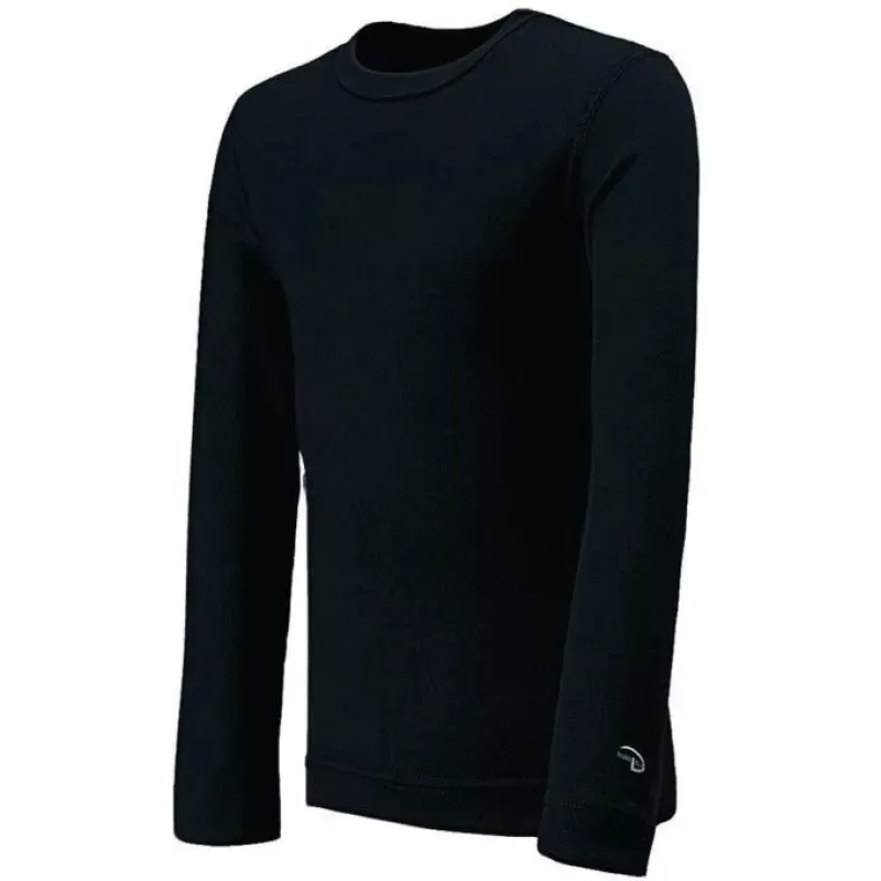 DUOFOLD Varitherm Midweight Long Sleeve Youth Black Shirt