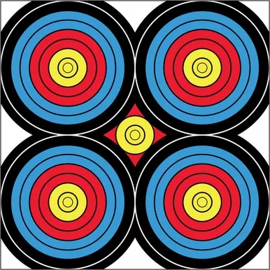 DuraMesh DM104 Archery Target Sight In 24 x 24 Inches, Blue