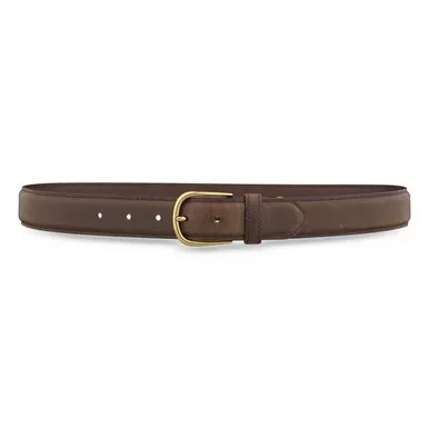 Dutyman 102 1-3/8" Brown Plain Leather Casual Belt