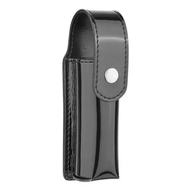 Dutyman 2631 High-Gloss Leather 4 oz. Mace/OC Holder, Black